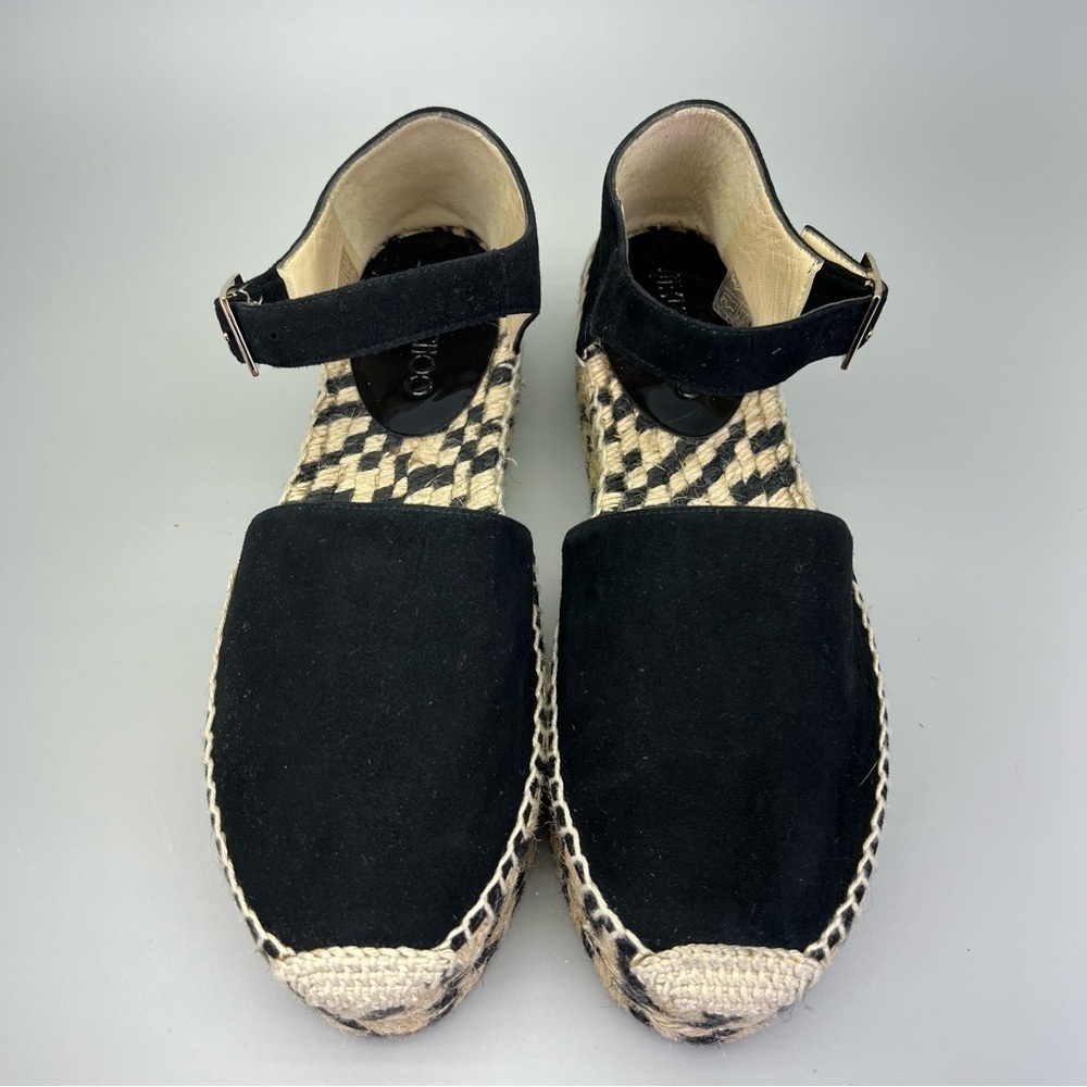 Jimmy Choo Black Suede
Delphine Espadrilles